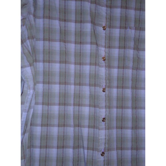 Rock & Republic Button Down Shirt Mens Size XL Blue/Black Long Sleeve Plaid - Picture 3 of 10